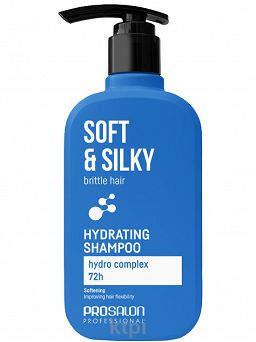 PROSALON SOFT & SILKY szampon do włosów nawilżający 375 ml