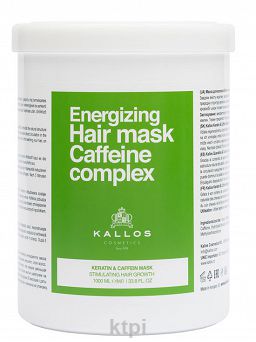 KALLOS KERATIN & CAFFEIN maska do włosów stymulująca porost 1000 ml