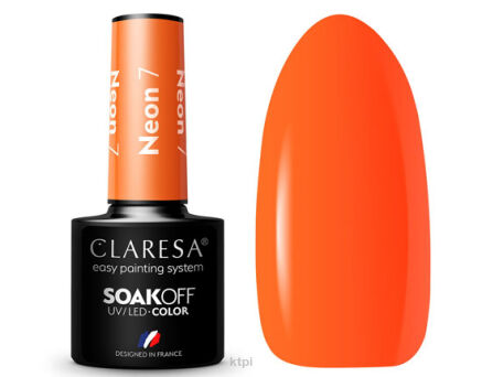 Claresa Lakier Hybrydowy 7 Neon 5 ml
