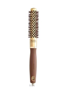 Olivia Garden Expert blowout shine szczotka do modelowania gold&brown 20 mm