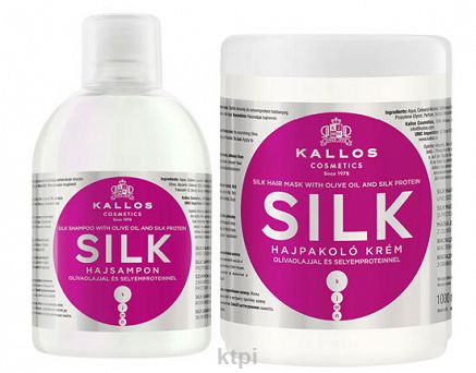 Kallos Silk Zestaw Maska 1000 ml + Szampon 1000 ml