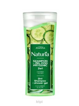 Joanna  Naturia  Żel Pod Prysznic -Szampon 2w1 Ogórek  i Aloes 100 ml