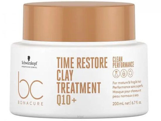 Schwarzkopf BC Time Restore Maska glinkowa 200ml