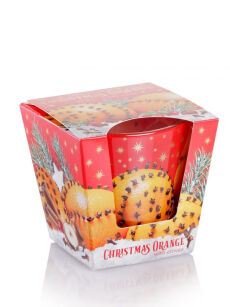 Bartek Candles Świeczka Christmas Orange 115 g
