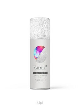 Sibel Lakier z drobinkami brokatu Glitter Hair Colour Srebrny 125 ml