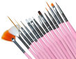 Sunone pędzelki do stylizacji manicure róż 15szt - 2