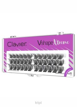 CLAVIER Kępki do rzęs Vshape Xtreme 10/12/14 mm