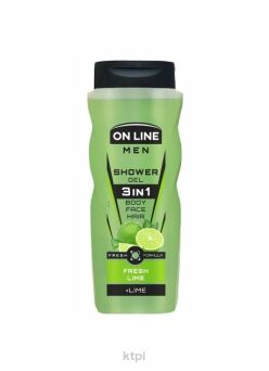 ON LINE Men żel pod prysznic 3 w 1 Fresh Lime 410 ml