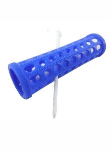 Sibel Wałki niebieskie plastikowe 20mm 10szt