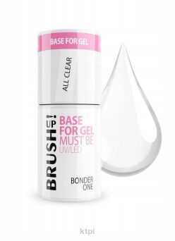 BRUSH UP! Baza pod żel Bonder One Base for Gel Must Be All Clear 5g