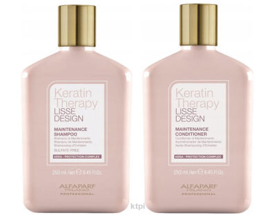 Alfaparf Lisse Design Keratin Szampon + Odżywka 250