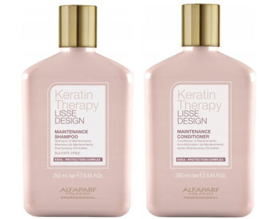 Alfaparf Lisse Design Keratin Szampon + Odżywka 250