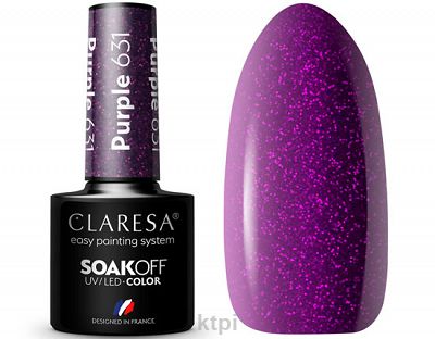 Claresa Lakier Hybrydowy 631 Purple 5 ml