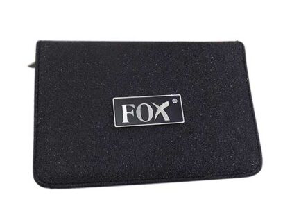 Fox Etui Na Nożyczki 6 Par Duże Czarne 22,5x14,5