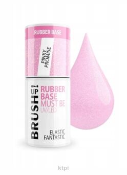 BRUSH UP! Baza hybrydowa Rubber Base Must Be Pinky Promise 5g