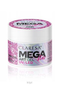 Claresa Żel do zdobień Megastar Pink Flicker 10g