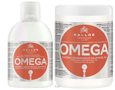 Kallos Zestaw Omega Maska + Szampon 2 X 1000 ml