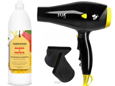Fox Bee Suszarka do włosów +Szampon Harmonia Mango