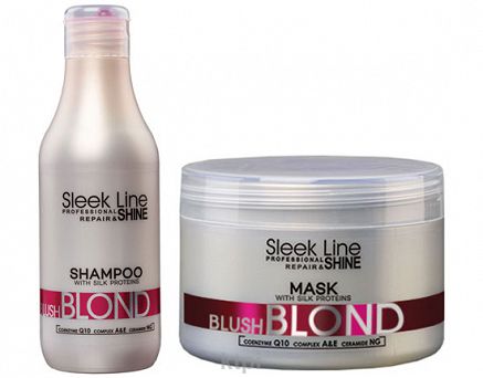 Stapiz Sleek Line Blush Blond szampon maska 300ml
