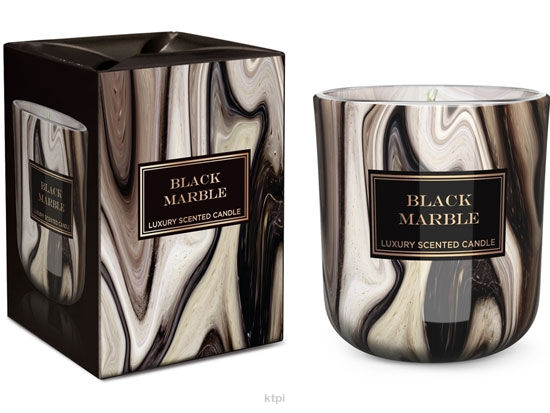 Bartek Candles Marble Black Świeca Zapachowa 150 g