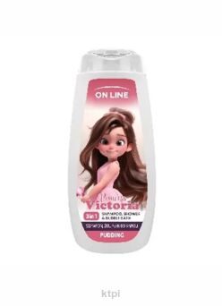 ON LINE KIDS Victoria Żel do kąpieli 3w1 - Pudding 400 ml