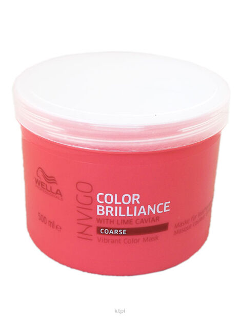 Wella Brilliance Maska Farbowane Grube 500 ml