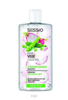 SESSIO Vege Hair szampon do włosów wzmacniający zielony groszek 300 ml