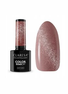 Claresa Lakier Hybrydowy Cat Eye Light Peach 5g