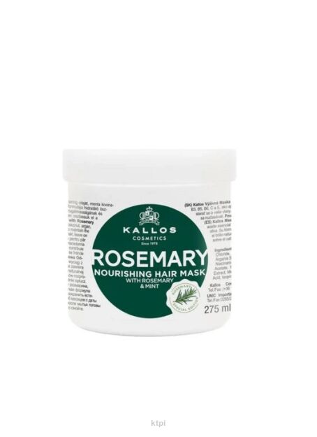 Kallos Maska do Włosów z Rozmarynem 275 ml