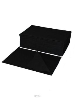 Ręcznik Z Włókniny Perforowanej 70x40 Czarny 100sz
