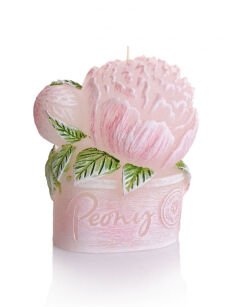 Bartek Candles Świeczka Peony jasny różowy 80 g
