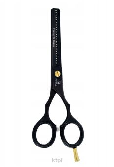 TOPHILL Degażówki fryzjerskie PRESTYLE BLACK 5,5" TH-4012