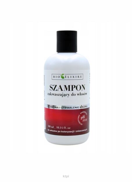Bioelixire Szampon Zakwaszający do Włosów po Koloryzacji 300 ml