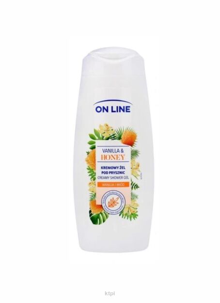 On Line żel pod prysznic wanilia i miód 400ml