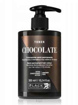 Black Toner do włosów  odżywka koloryzująca Chocolate Czekoladowa 300 ml