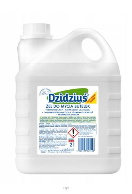 Dzidziuś Żel do mycia butelek i artykułów dla dzieci ultra delikatny 2000ml