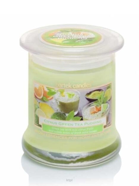 Bartek Candles  Green Tea Pudding With Citrus Świeca Zapachowa 260 g