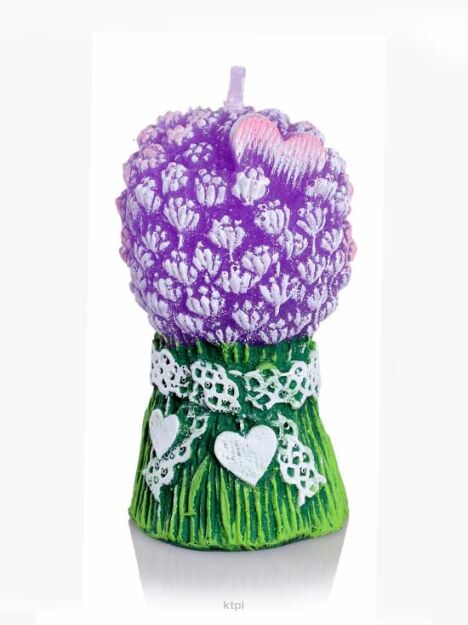 Bartek Candles Lavender Boutique Świeca Zapachowa Serce 58 g