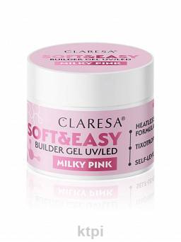 Claresa Soft&Easy Żel Budujący Milky Pink 45g