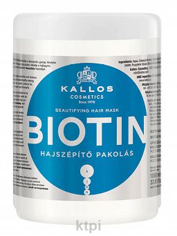 Kallos KJMN Maska Do Włosów Biotin 1000 ml