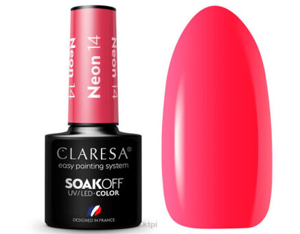Claresa Lakier Hybrydowy 14 Neon 5 ml