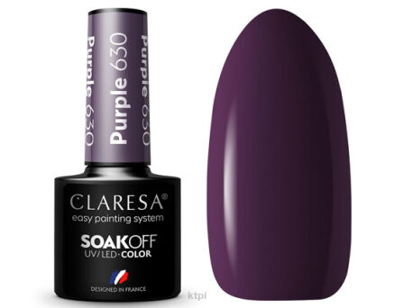 Claresa Lakier Hybrydowy 630 Purple 5 ml