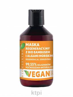 Bioelixire Vegan Maska Bio Bambus Algi Morskie 300