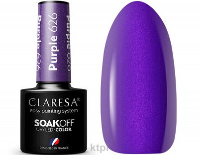 Claresa Lakier Hybrydowy 626 Purple 5 ml