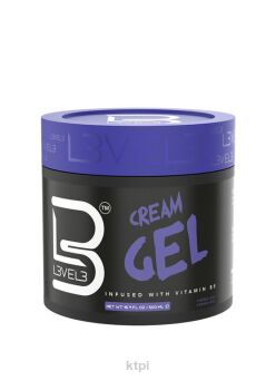 L3vel3 Level3 Cream Gel Kremowy żel do stylizacji  Średni chwyt 500 ml