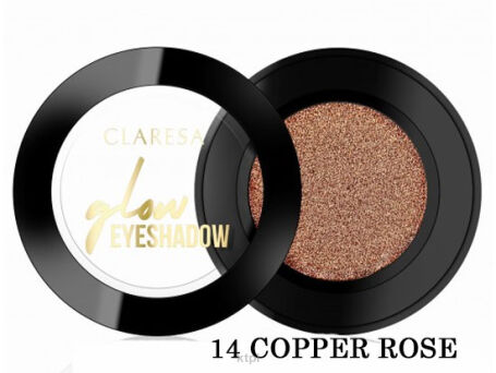 Claresa Glow Eyeshadow cień do powiek 14 Coper Rose 1,2 g