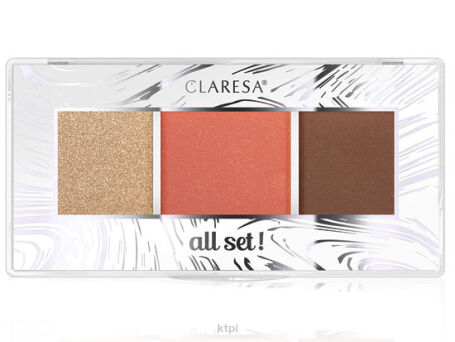 Claresa All Set! Paleta Do Kontur 02 All Warm!