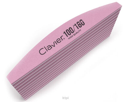 Clavier Polerka do paznokci 100/180 różowa 10 szt