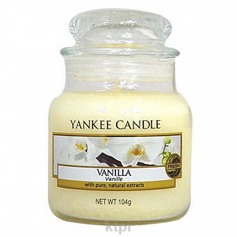 Yankee Candle Świeczka Vanilla 104g