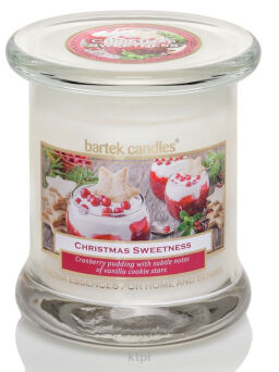 BARTEK CANDLES ŚWIECZKA ZAPACHOWA CHRISTMAS SWEETNESS 260g